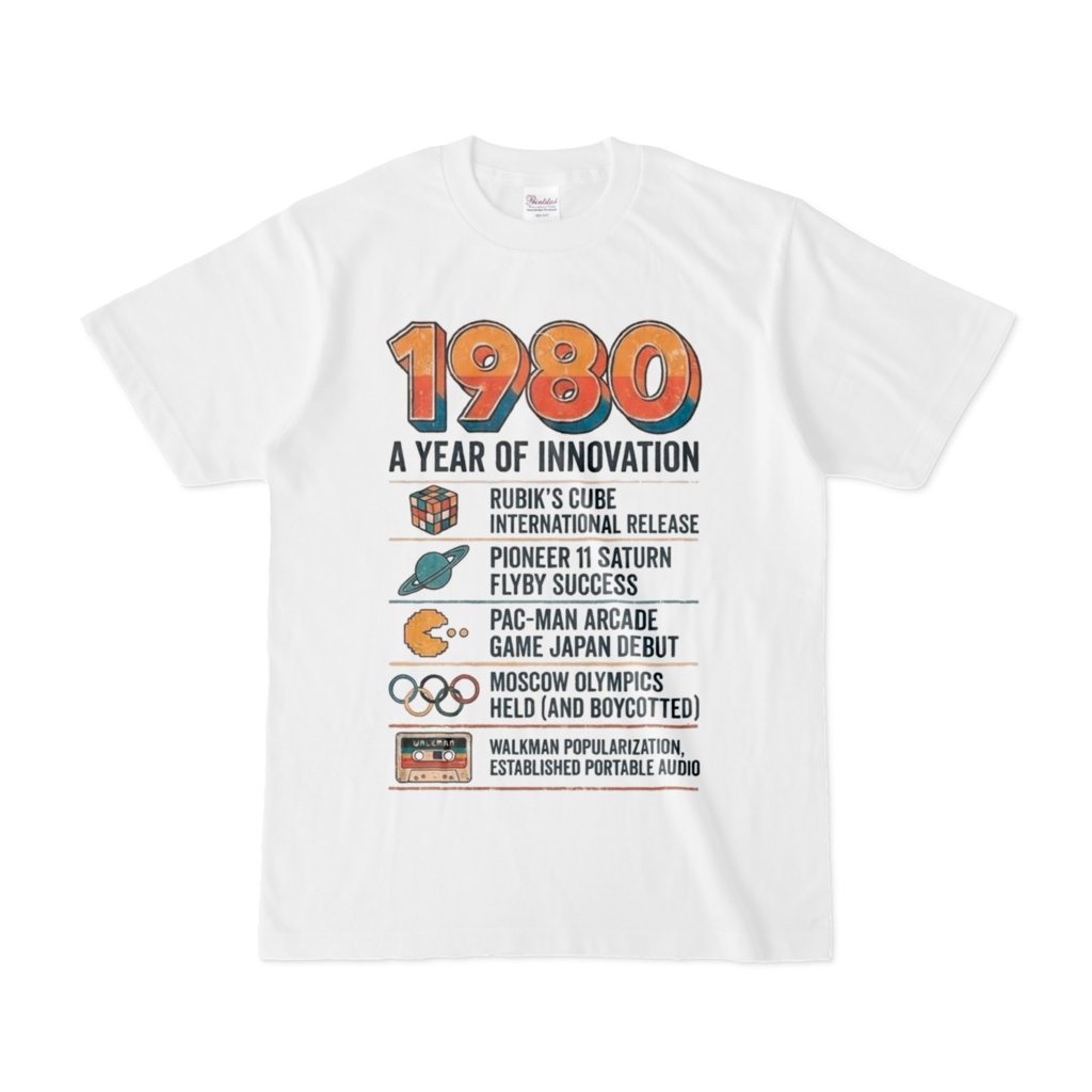 1980年 World Events Tシャツ