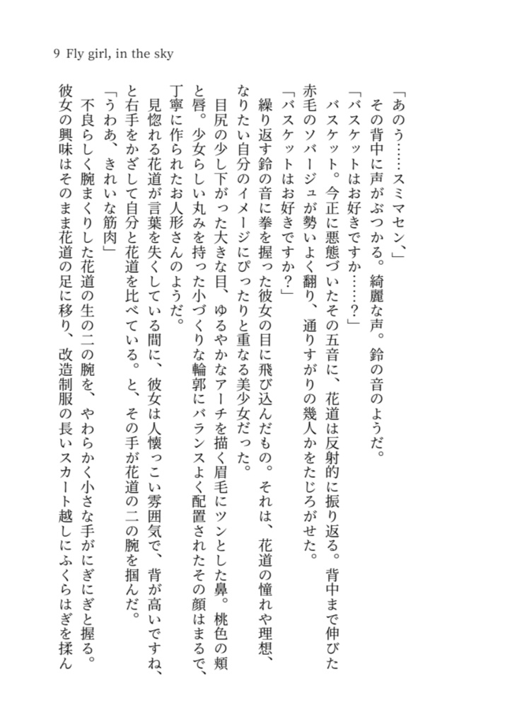 Fly girl, in the sky 1(文庫)