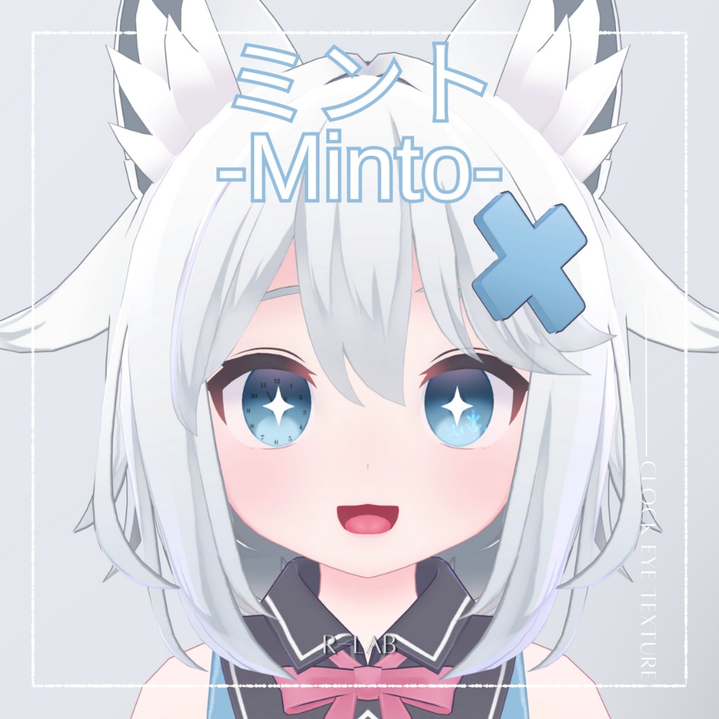 【VRC】Clock Eye Texture▶11 Avatar support◀/【VRChat向け】時計の目▶11 アバター対応◀
