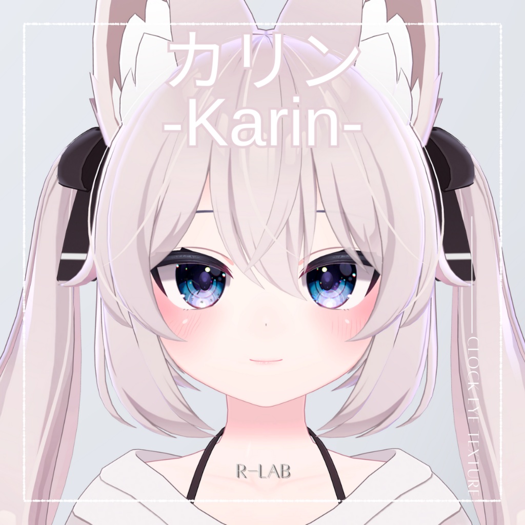 【VRC】Clock Eye Texture▶11 Avatar support◀/【VRChat向け】時計の目▶11 アバター対応◀