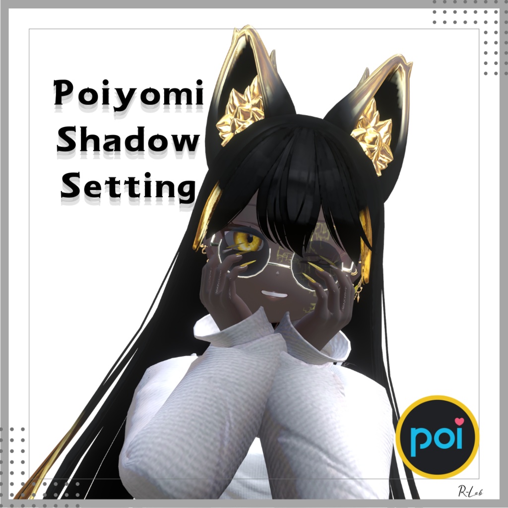 【Free】 [VRC] Poiyomi shader material setting preset オリジナル設定