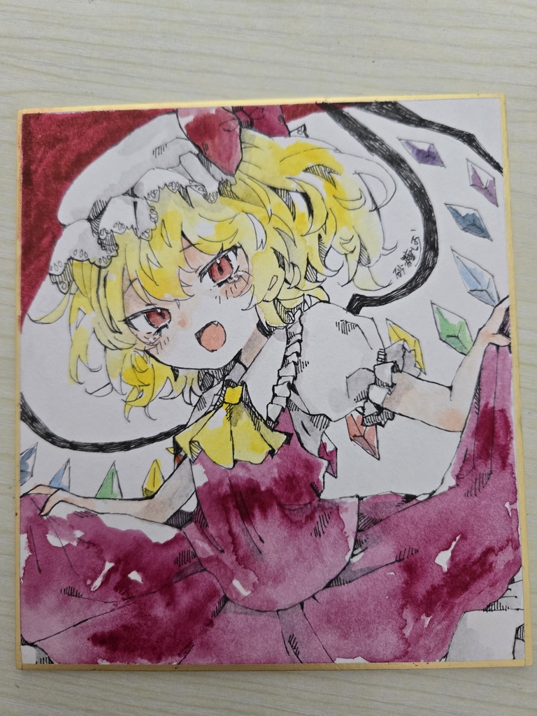 【東方Project】フランドールせっと.*・゚ .゚・*.【色紙原画】