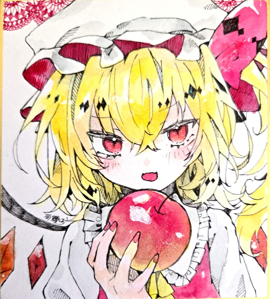【東方Project】フランドールせっと.*・゚ .゚・*.【色紙原画】
