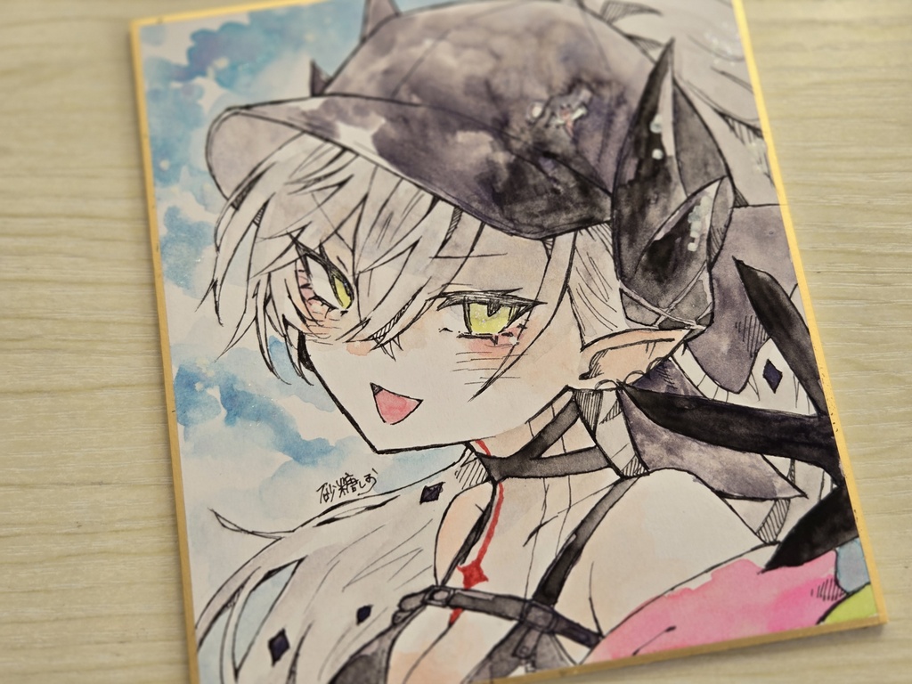 【FGO】水着リリス【色紙原画】