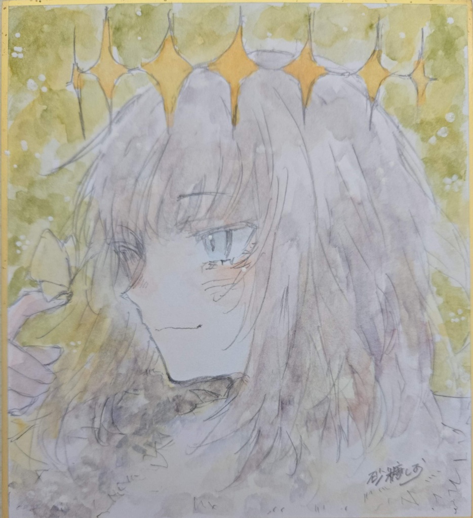【FGO】オベロン【色紙原画】