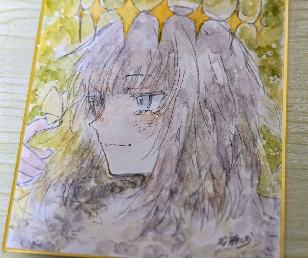 【FGO】オベロン【色紙原画】