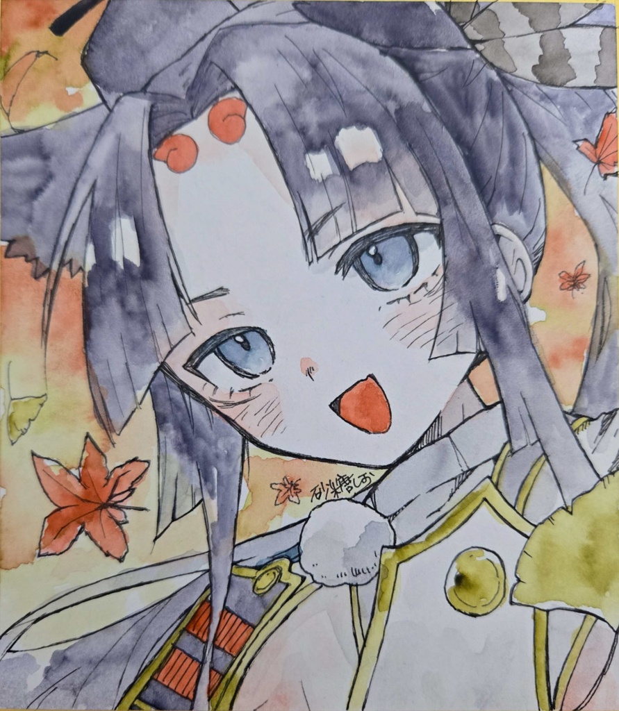 【FGO】牛若丸【色紙原画】