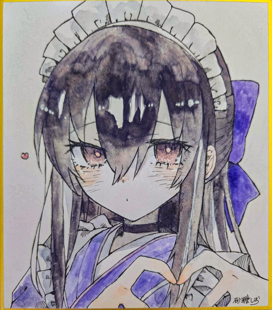 【FGO】河上彦斎【色紙原画】