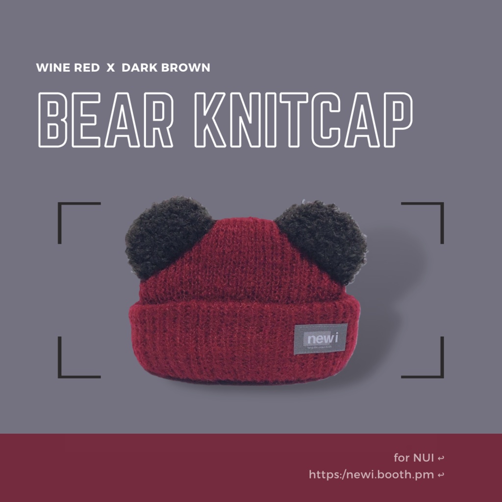 bear knitcap