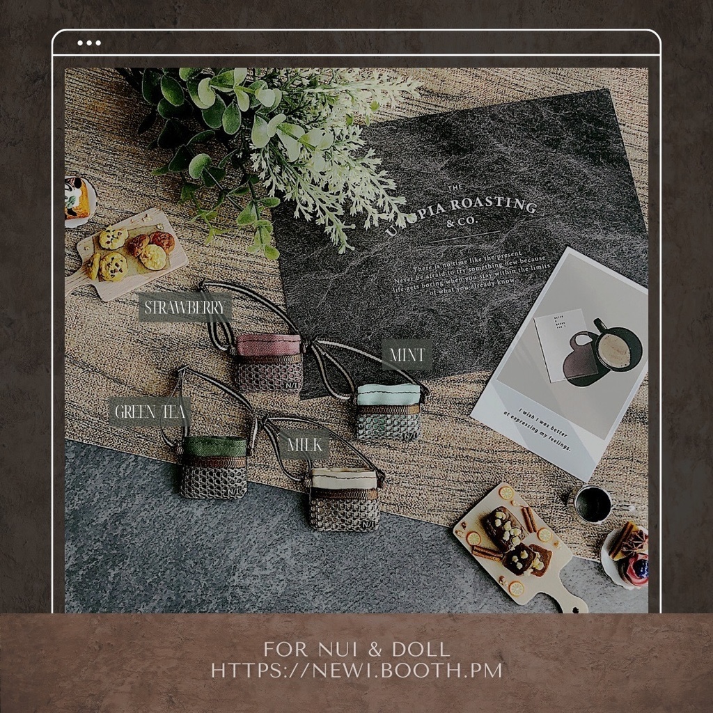 Nylon Sacoche -chocolate-