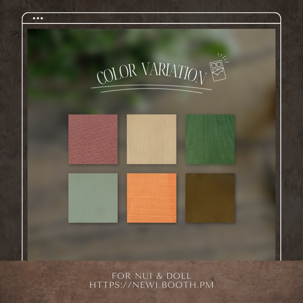 Nylon Sacoche -chocolate-