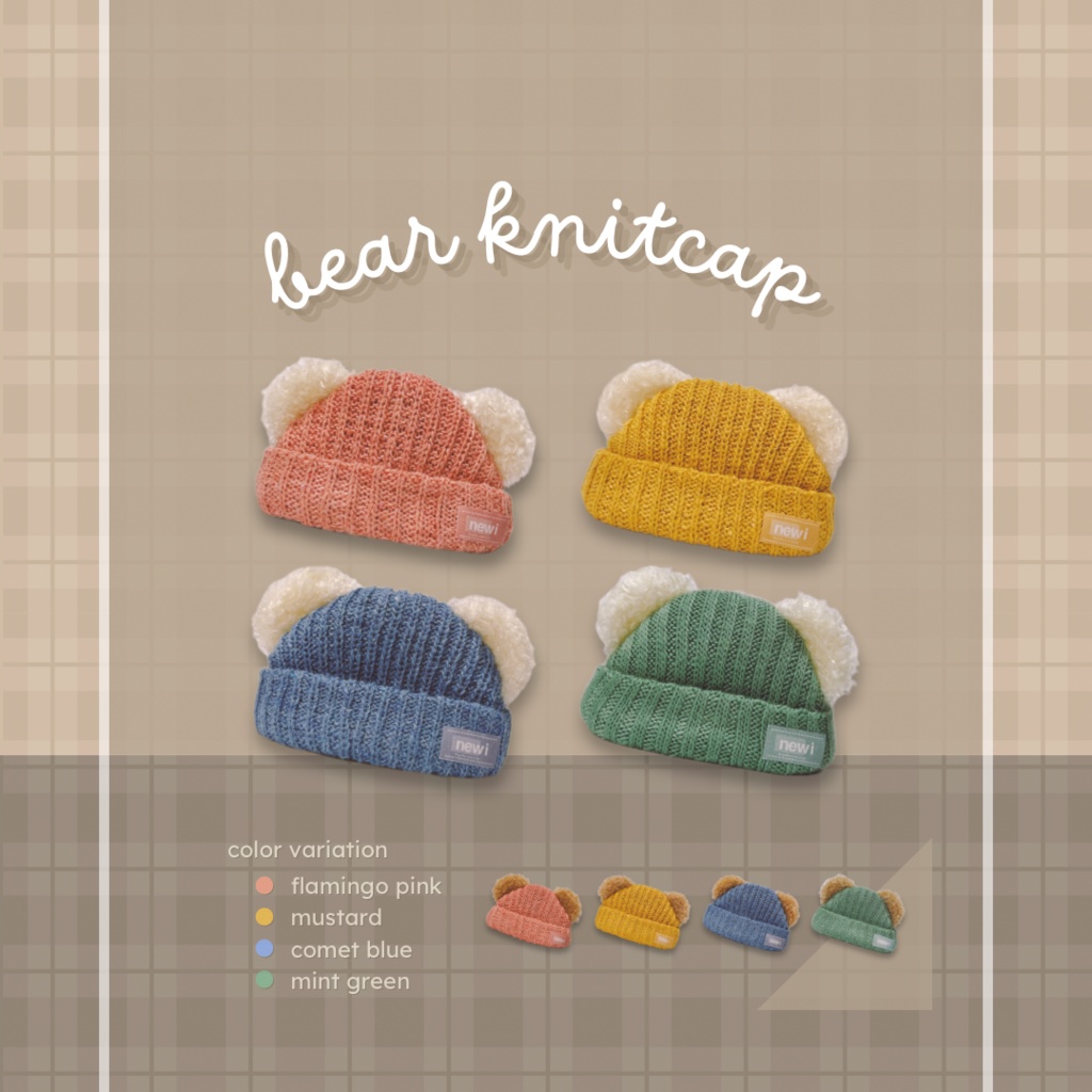 bear knitcap
