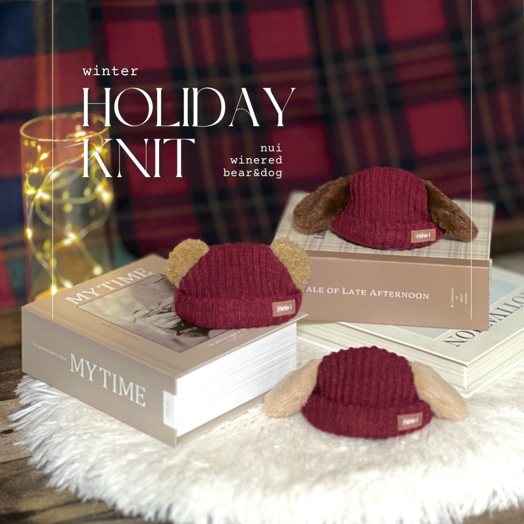 winter holiday knitcap