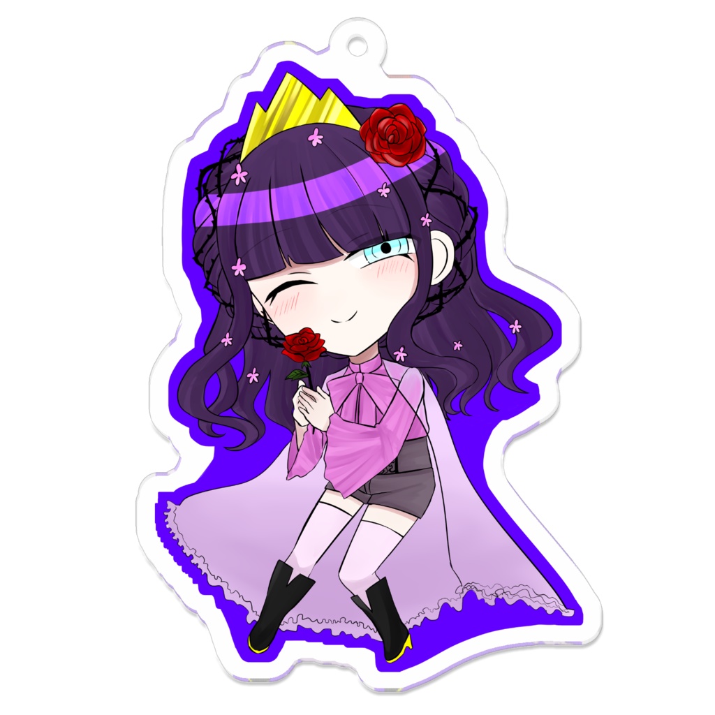 王夢涼ハロウィンアクリルキーホルダー