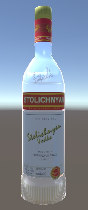 3Dモデル　首都のお酒