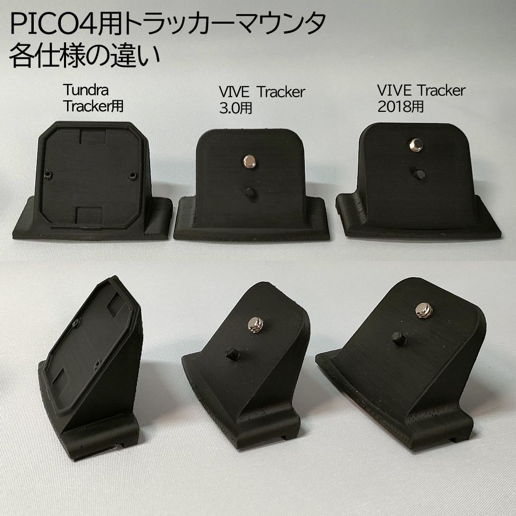 PICO4用 トラッカーマウンタ(貼付タイプ)