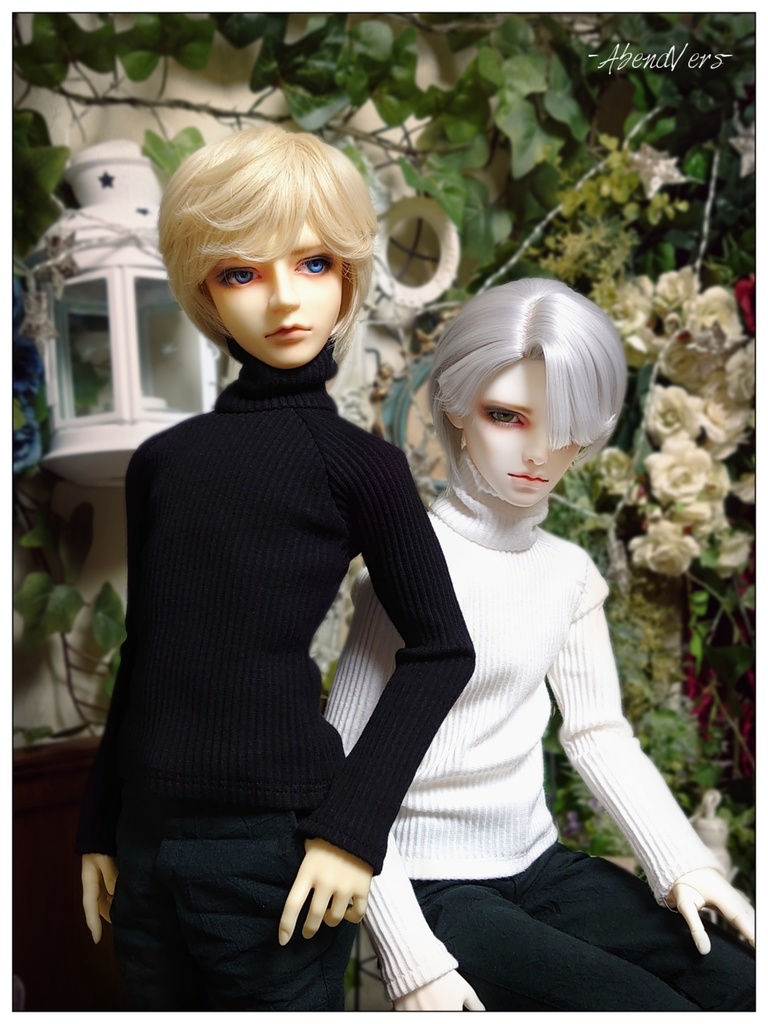 【60cm〜65cm Doll size】リブニットタートル