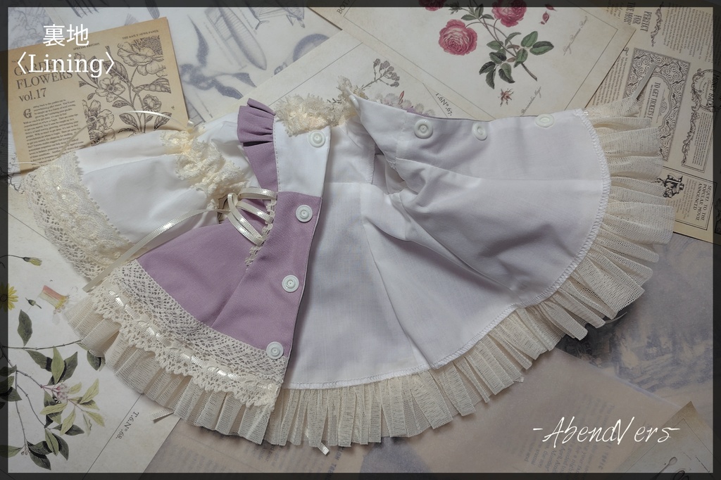 【40cm Doll】クラリッサワンピースセット