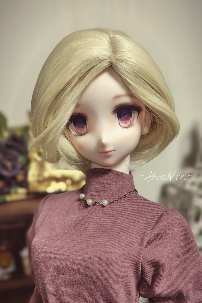 【50〜60cm Doll】パールネックレス