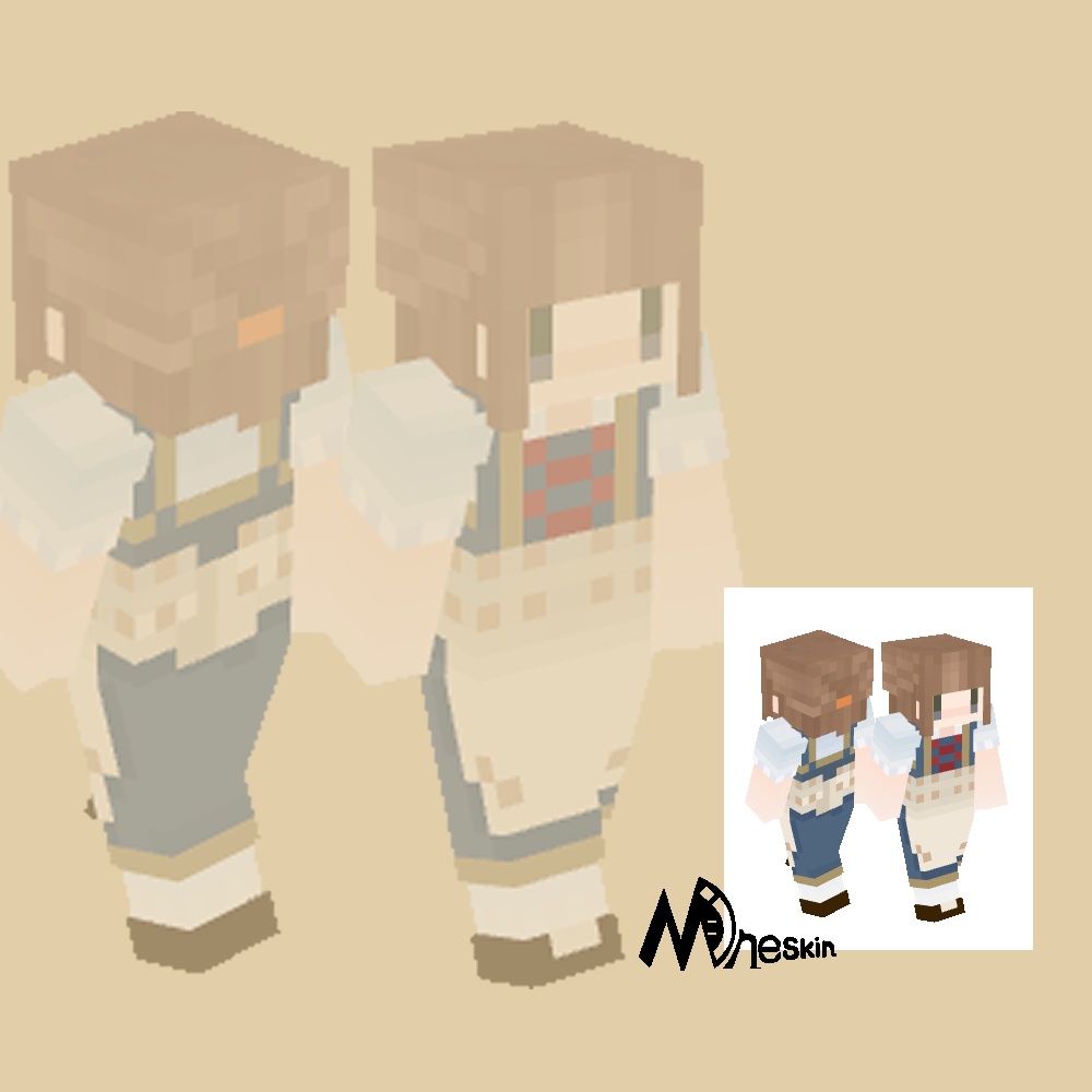 Minecraft どことなく民族衣装なスキン05 Minemine Akoru Booth