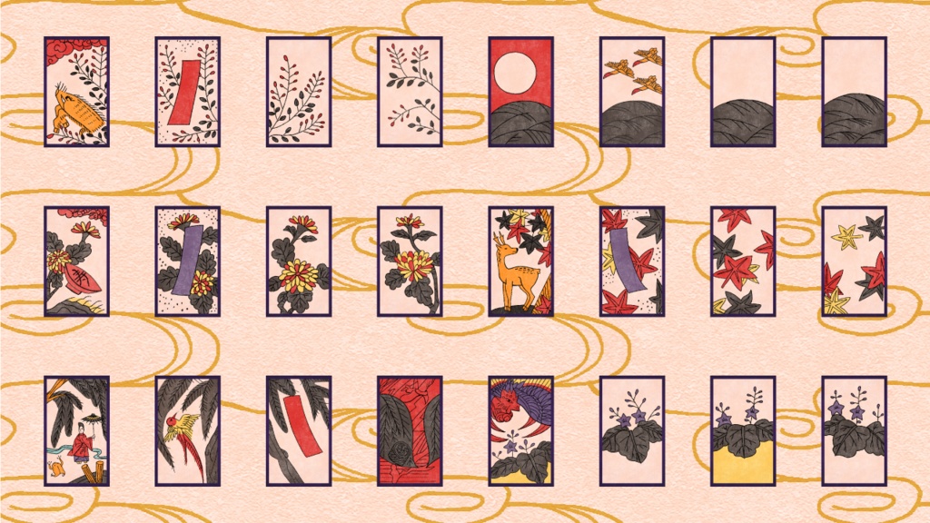 【APNG】手描き花札【PNG】