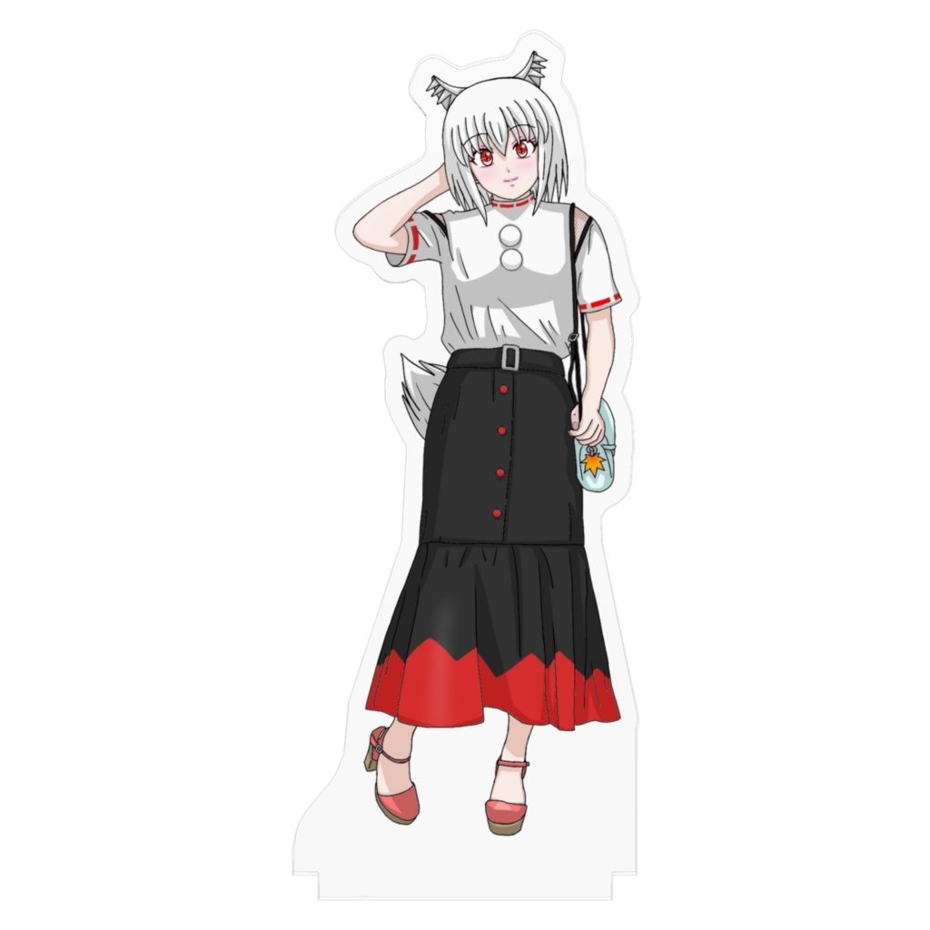 東方project 犬走椛(オリジナル私服ver)アクリルフィギュア