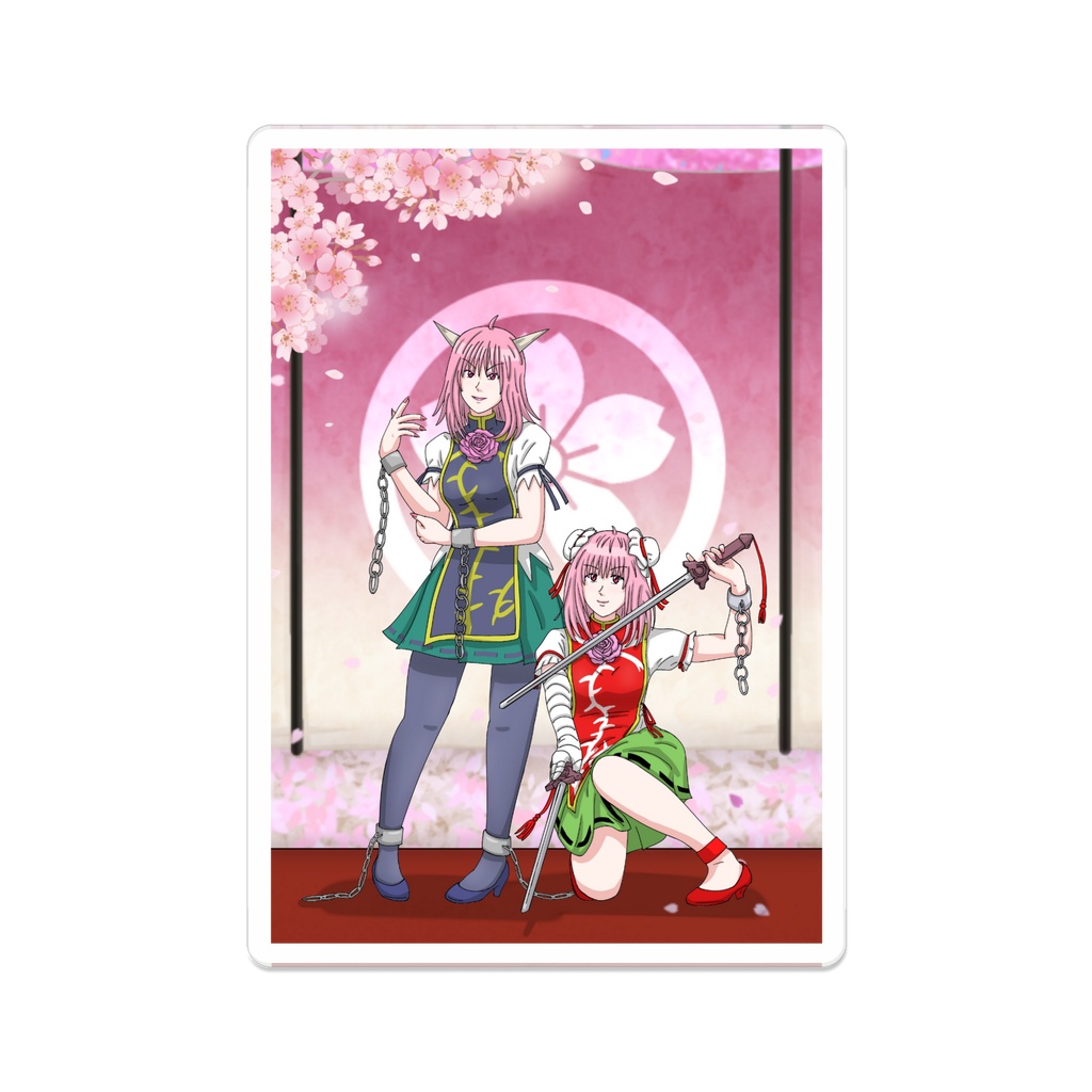 東方project 茨木華扇&茨木童子 アクリルバッジ