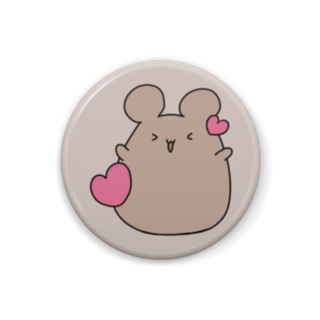 のこ　缶バッチ(小)