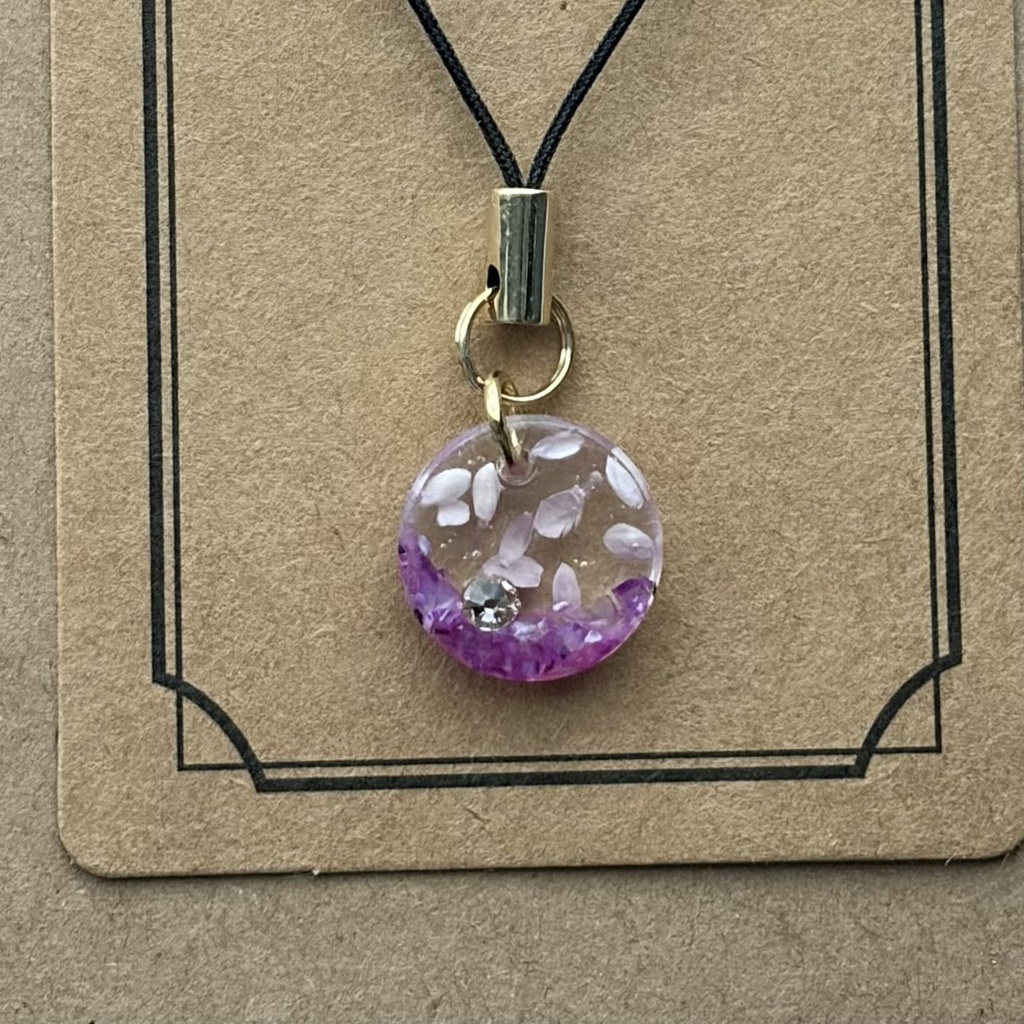 レジンキーホルダー　ふわふわ