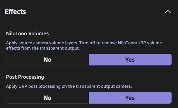 Warudo Transparent Nilotoon Camera / 와루도 투명 닐로툰 카메라