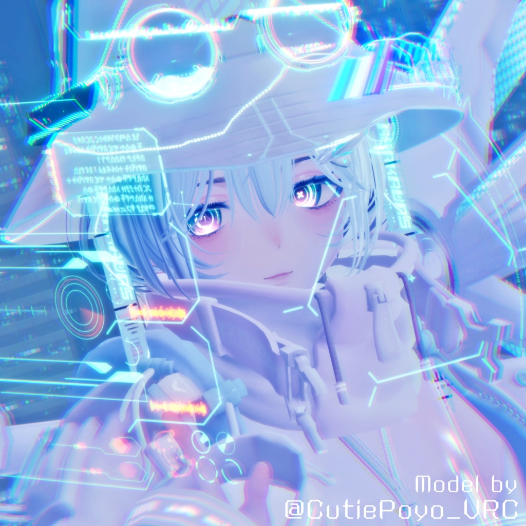 【墨惺専用】PiiQ Cyber Eye&Cyber Face Paint-Bokusei-