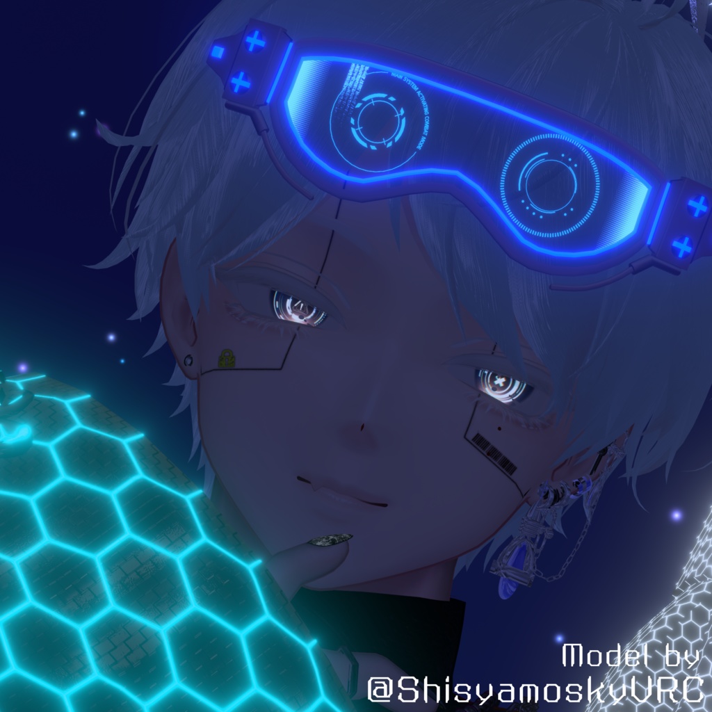 ✨black Friday sale✨【狛乃専用】PiiQ Cyber Eye&Cyber Face Paint-Komano-