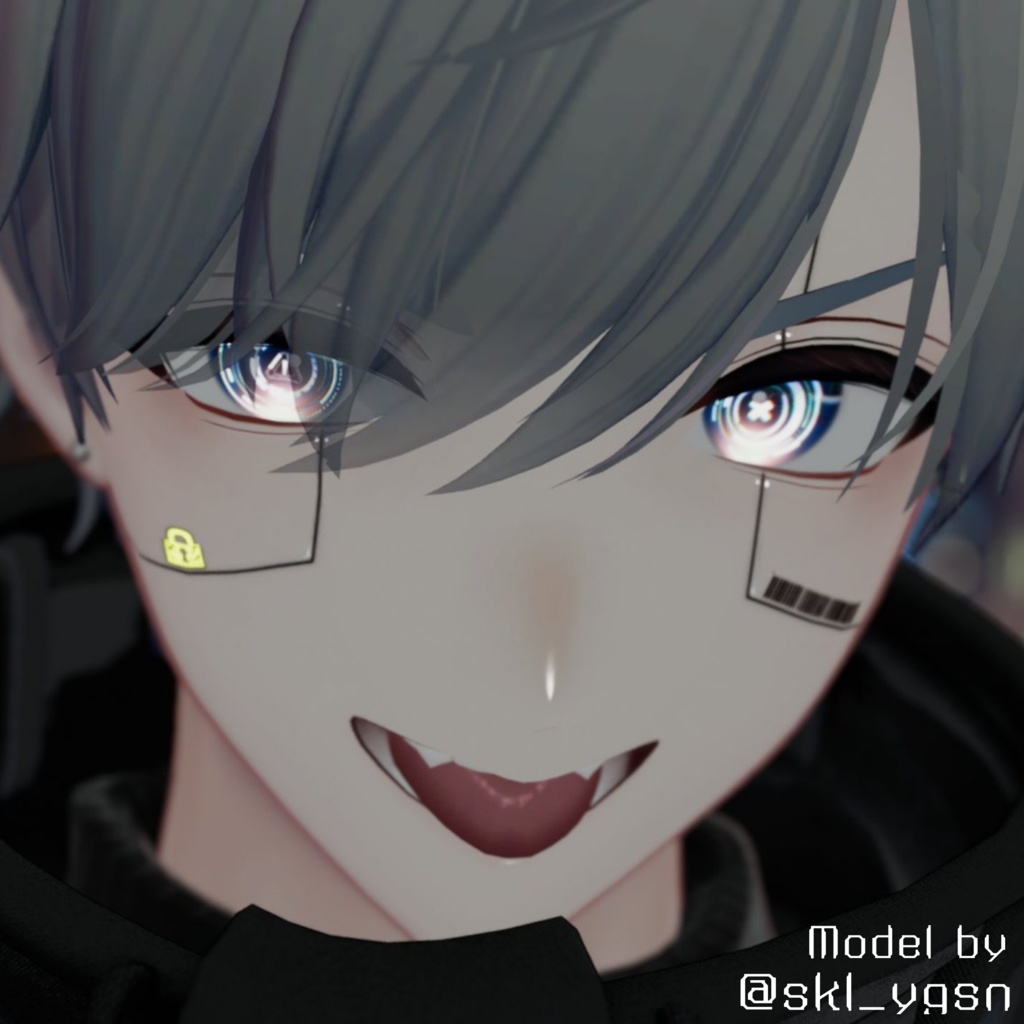 ✨black Friday sale✨【狛乃専用】PiiQ Cyber Eye&Cyber Face Paint-Komano-