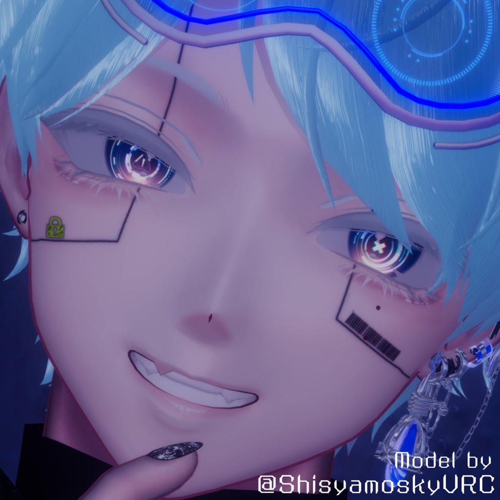 ✨black Friday sale✨【狛乃専用】PiiQ Cyber Eye&Cyber Face Paint-Komano-