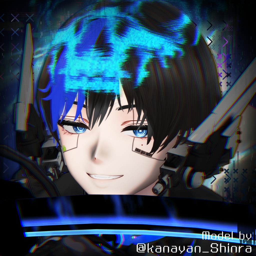 ✨black Friday sale✨【狛乃専用】PiiQ Cyber Eye&Cyber Face Paint-Komano-