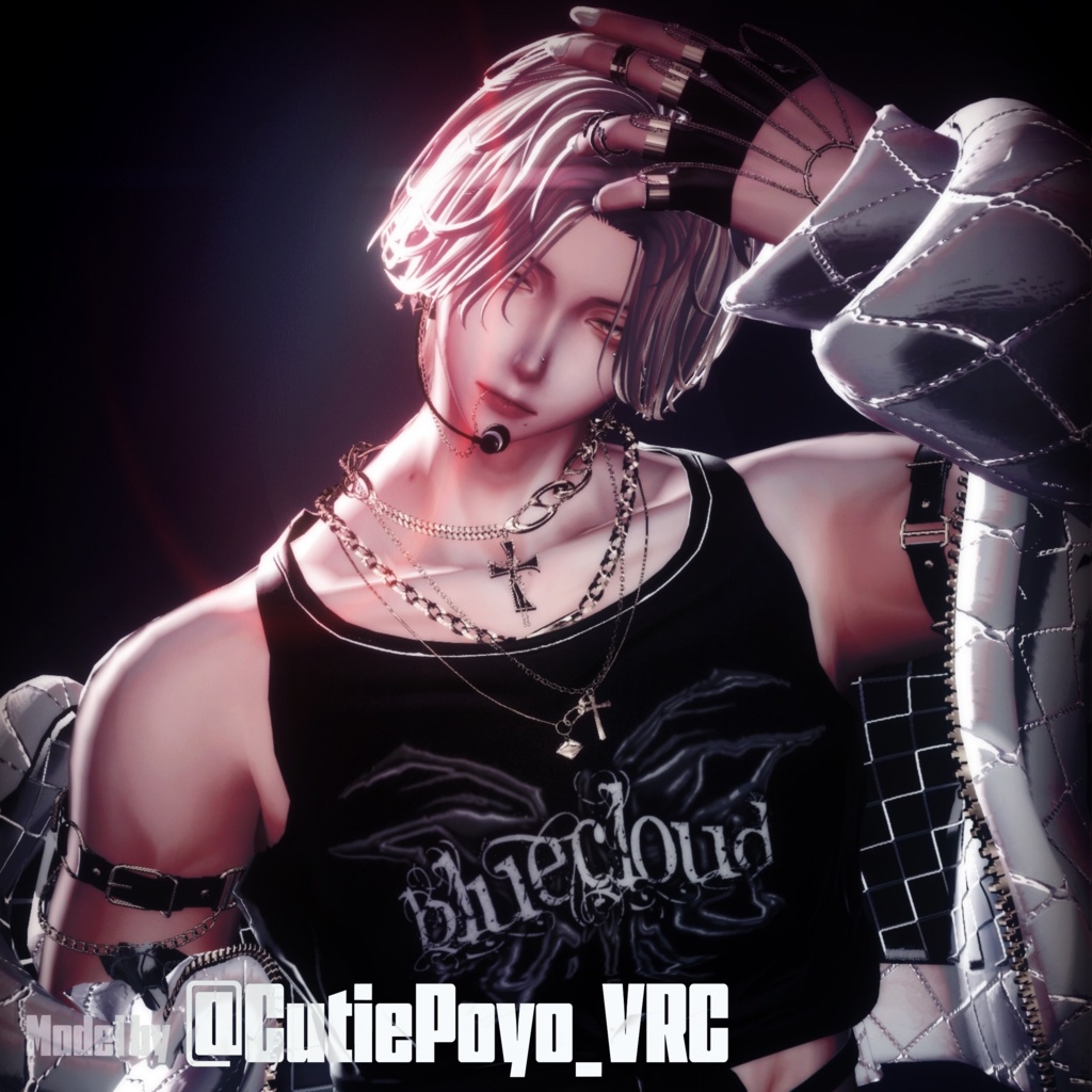 ✨black Friday sale✨【9アバター対応】2way PiiQ Wavy hair【VRChat】