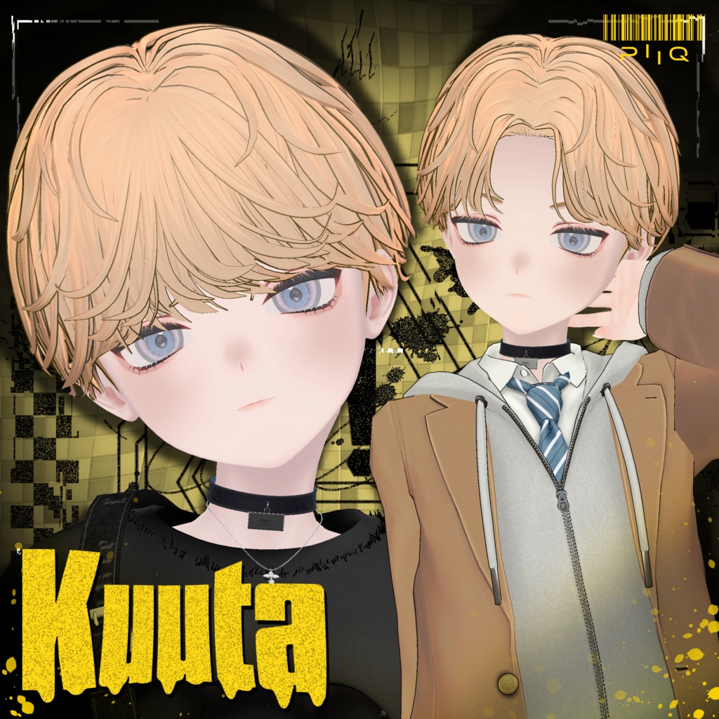 ✨black Friday sale✨【9アバター対応】2way PiiQ Wavy hair【VRChat】