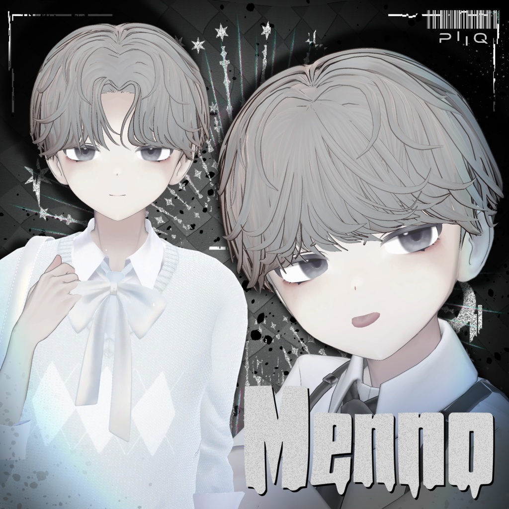 ✨black Friday sale✨【9アバター対応】2way PiiQ Wavy hair【VRChat】