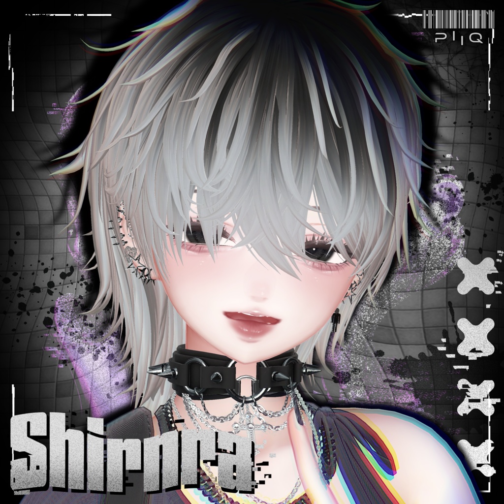 【19アバター対応】Piiq Messy Wolf Hair