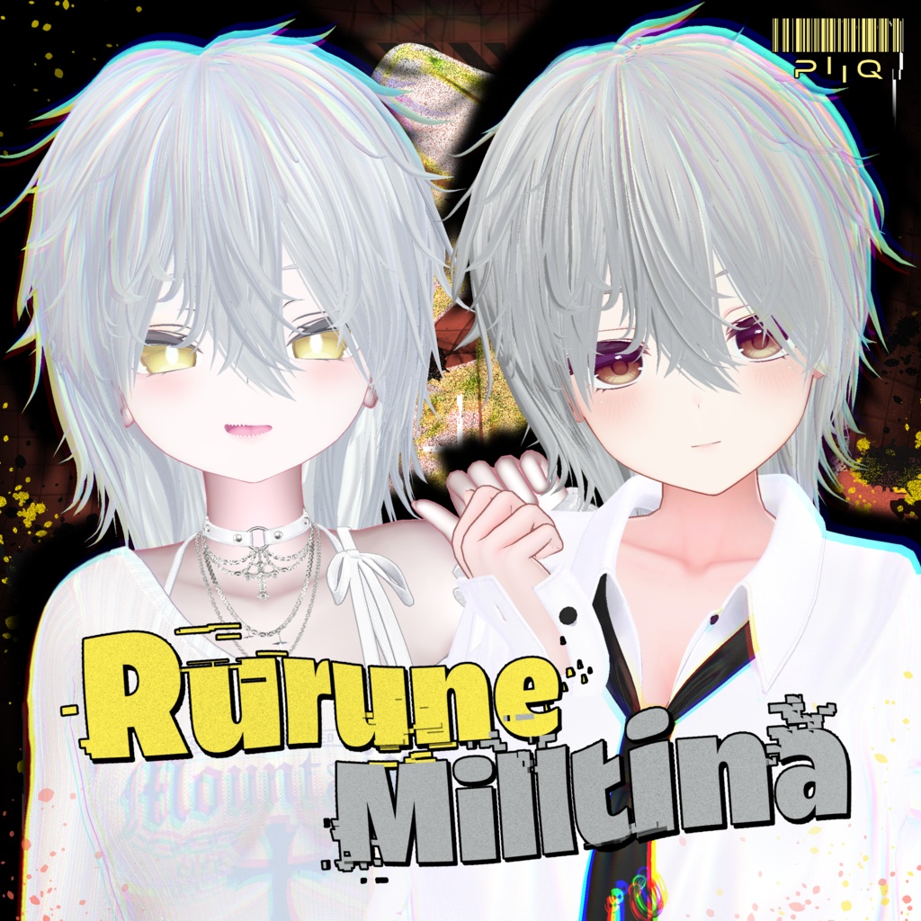 【19アバター対応】Piiq Messy Wolf Hair