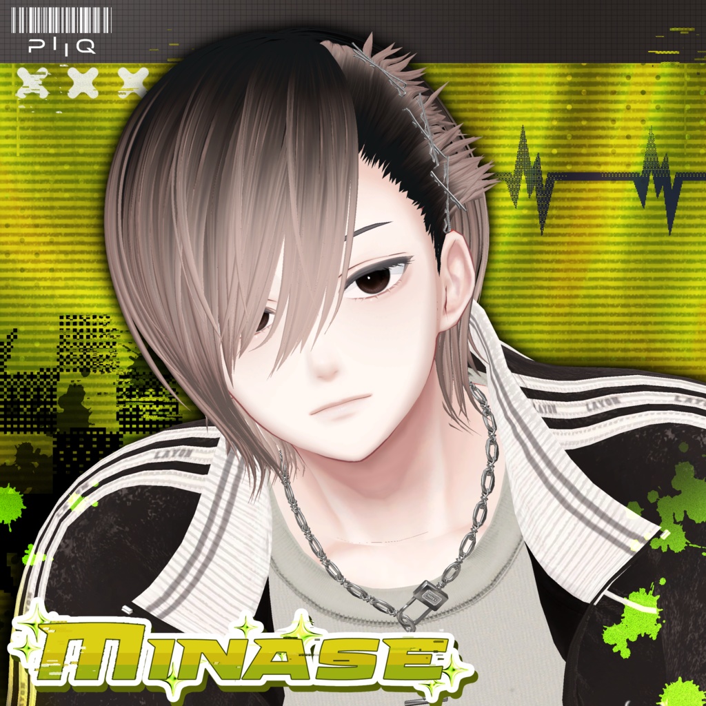 【10アバター対応】PiiQ Side Pinned Hair【早期購入特典付き】