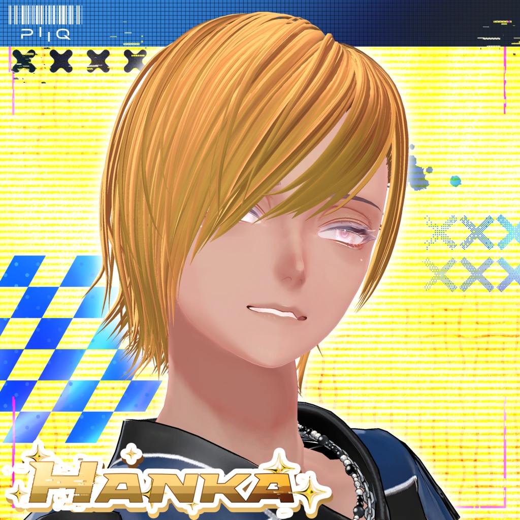 【10アバター対応】PiiQ Side Pinned Hair