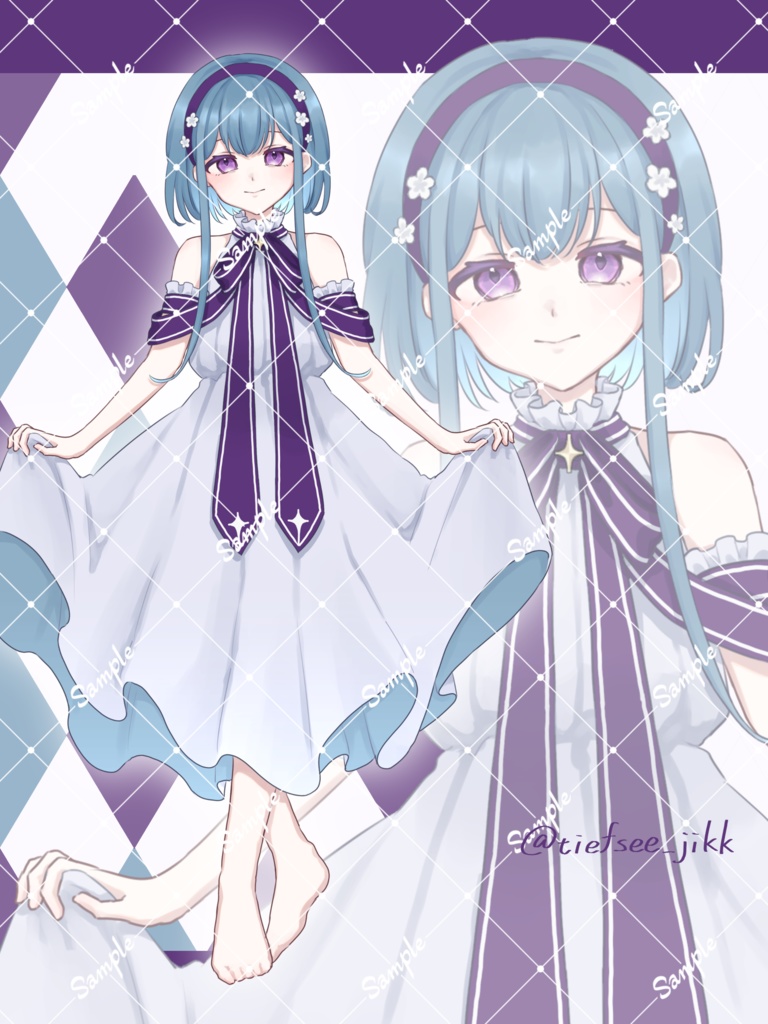 【立ち絵素材02】少女立ち絵