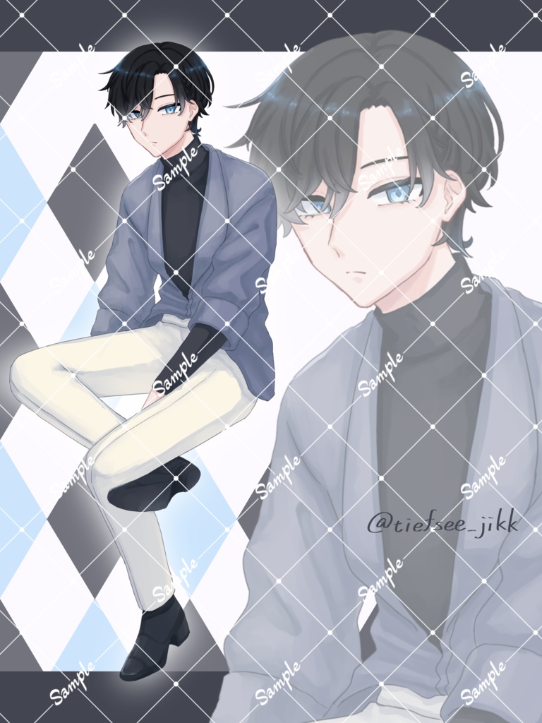 【立ち絵素材13】青年立ち絵