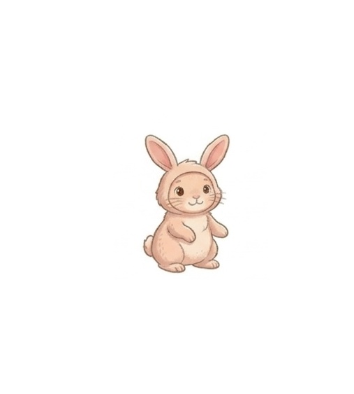 うさぎの着ぐるみを着たウサギ