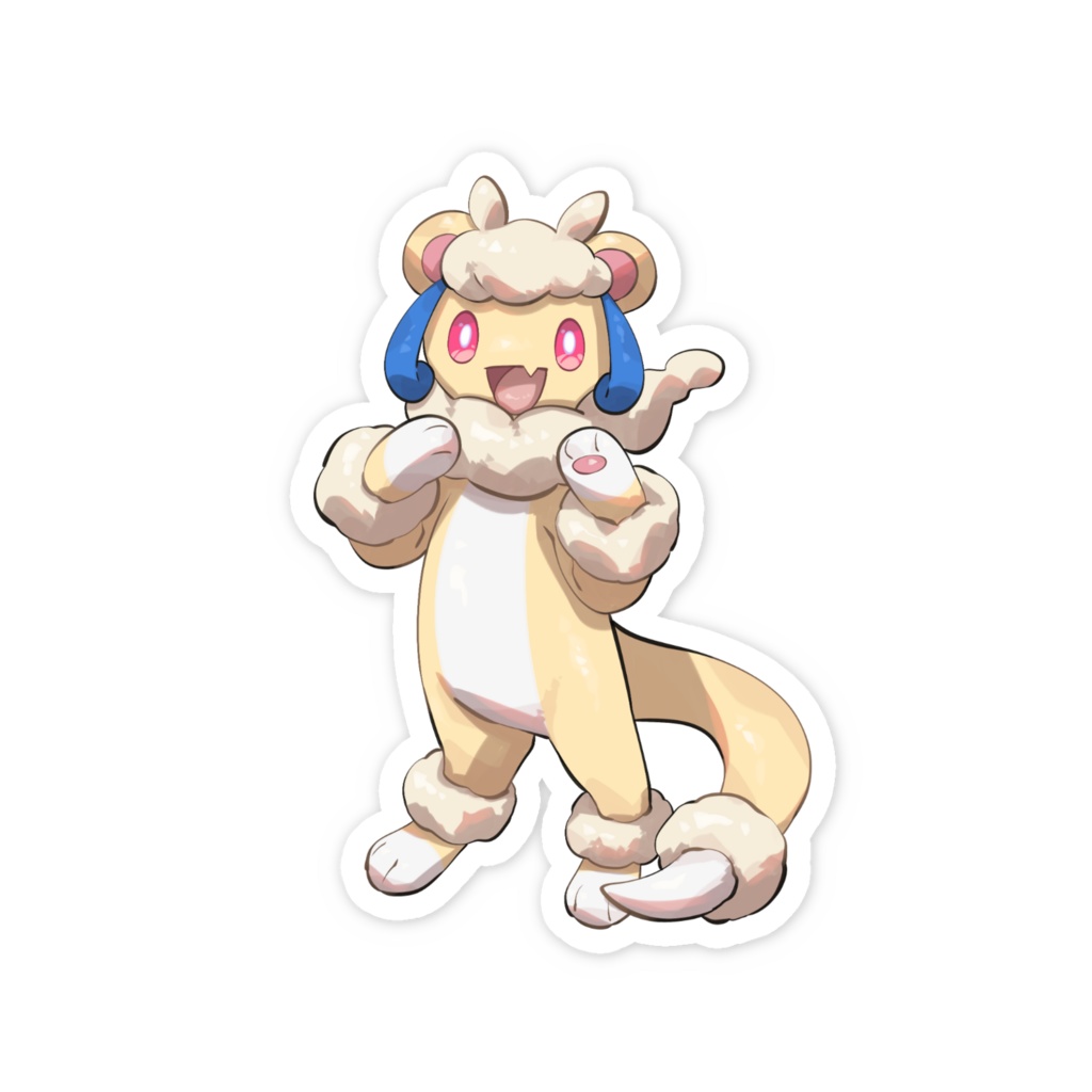 【あくしあ】スマホステッカー