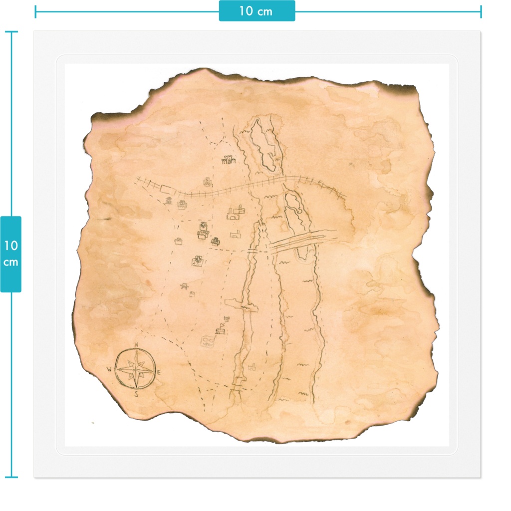 【ハマーダの酒場コラボ企画】 冒険クエスト×ファンタジーな地図ステッカー