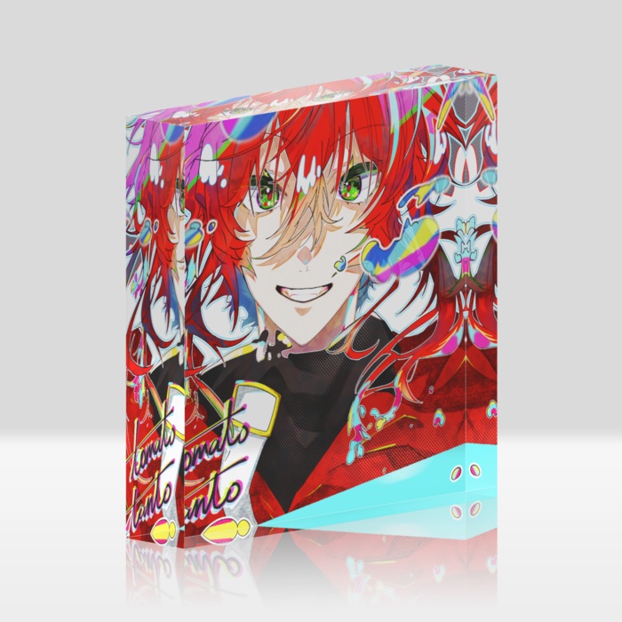 アクリルブロック(3サイズ) とまと担当