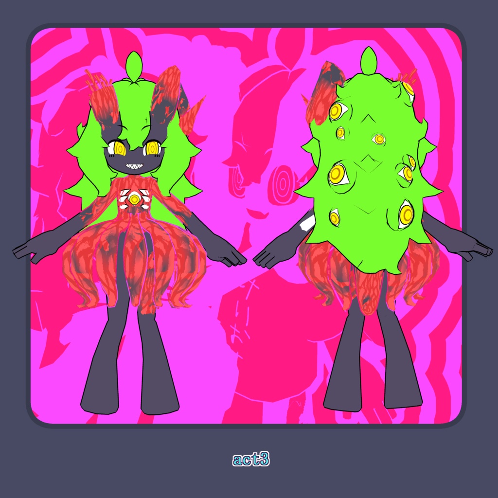 【オリジナル3Dモデル】nyapp