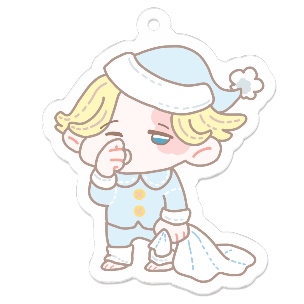 ねむイヌピーアクキー